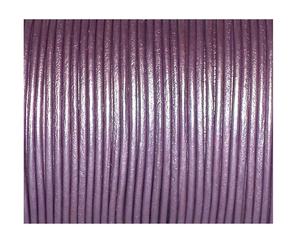 Différentes tailles de cordons en cuir ronds métalliques de 1mm à 8mm pour la fabrication de bijoux, accessoires et accessoires. - Product Image 1