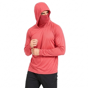 Haut de pêche à manches longues avec protection UV et cache-visage, séchage rapide, respirant, pour activités de plein air - Product Image 1