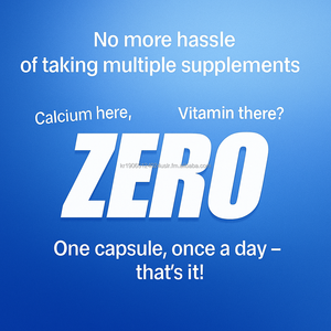 Comprimés de multivitamines pour adultes avec calcium et magnésium 60 unités pour la force et l'immunité des os - Product Image 3