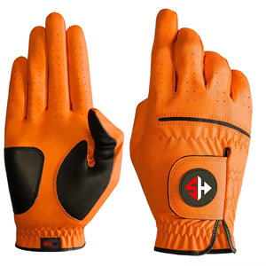 Guante de Entrenamiento de Golf Profesional, Palma de Cuero Resistente al Desgaste, Agarre Superior, Respaldo de Cuero Transpirable, Ropa Deportiva Duradera - Product Image 5