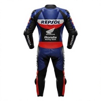 Setelan Balap Motor Kulit Sapi/Kulit Kanguru Zonda Pria 1Pc/Jumpsuit/Traje Perlengkapan Motor Dibuat Sesuai Ukuran Perlindungan Level 2 CE