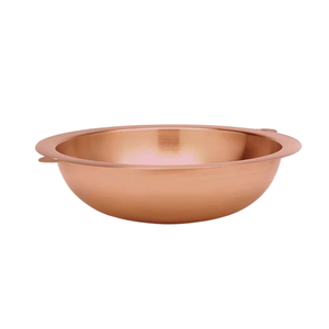 Bol de service en cuivre avec poignées, métal poli, design classique, passe au lave-vaisselle, bol de service alimentaire, bol en cuivre en promotion - Product Image 4