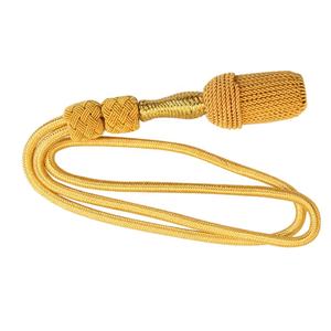 Nudo de Espada de Alambre Dorado Personalizado de Alta Calidad, Diseño Único, Accesorio Ceremonial para Uniforme, para Equipo de Defensa Personal - Product Image 1