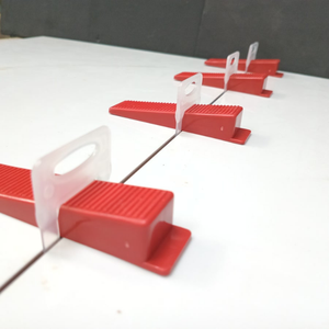 100 Pièces Clips et Cales de Nivellement pour Carrelage en PP Vierge, Auto-adhésifs, Transparents, pour Installation en Appartement, Garantie 1 An - Product Image 2