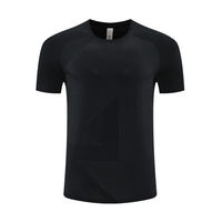 Camiseta de Verano para Hombre, Nueva, de Color Sólido, Cuello Redondo, Manga Corta, Blanca, Venta al Por Mayor de Fábrica