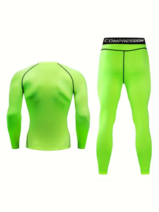 Conjuntos Deportivos de Entrenamiento para Hombre al por Mayor, Ropa Deportiva de Compresión para Gimnasio, Fitness, Jogging, MMA, Rash Guard - Product Image 2
