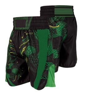 Shorts d'entraînement de boxe élégants et professionnels en polyester, confortables, avec logo personnalisé, impression par sublimation, design durable, ODM/OEM - Product Image 1