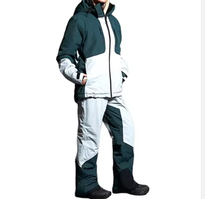 Combinaison de ski d'hiver très demandée, imperméable et coupe-vent, avec capuche imprimée et fermeture éclair, pour le snowboard, homme, haute qualité - Product Image 5