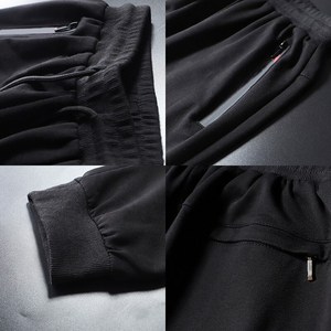 Wholesale Sweatpants Men's Track Pants Cotton Fleece Jogger Black Grey <b>Down</b> Cotton Warm Pants Male WaterProof Thermal <b>Trousers</b> - Product Image 5