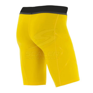 Shorts de compression respirants à taille élastique et séchage rapide pour hommes, pour la gym, le fitness, la lutte et les activités sportives - Product Image 3