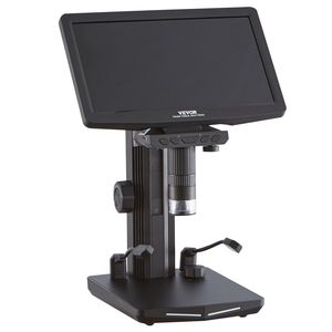 Pantalla IPS de 7 "para microscopio <span class=keywords><strong>Digital</strong></span> <span class=keywords><strong>HDMI</strong></span> LCD para adultos, 1200X microscopio electrónico de soldadura, 8 luces LED, 2 microscopios flexibles - Product Image 1