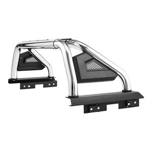 Adjustable Universal Sport <b>Bar</b> <b>LED</b> Brake <b>Light</b> Truck Bed Roll <b>Bar</b> Compatible with Full & Mid Size Pickups Chase Rack Accessory - Product Image 1