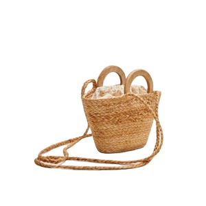 กระเป๋าถือต้นบีชสำหรับผู้หญิงที่ได้รับความนิยมมากที่สุดกระเป๋าถือปอกระเจาธรรมชาติทำด้วยมือสไตล์โมเดิร์นกระเป๋าข้างเดียวสำหรับเด็กผู้หญิงกระเป๋าสะพายข้างขนาดใหญ่กระเป๋าถือปอกระเจา - Product Image 1