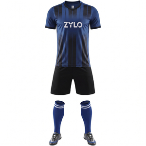 Uniforme de Fútbol para Adultos al por Mayor, Último Diseño, Manga Corta, Antibacteriano, Transpirable, 100% Poliéster, Tejido de Malla, Impresión Digital, OEM - Product Image 2