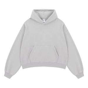 High Quality Oversized Drop Shoulder Hoodie Heavy Weight Custom High Quality Hoodie Pullover <b>Thick</b> <b>Fleece</b> Oversize - Product Image 2