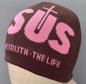 <b>Beanie</b> Hat Unisex Adult Winter Headwear Jacquard Knit Breathable & <b>Waterproof</b> Adjustable Casual 56-58CM - Product Image 1