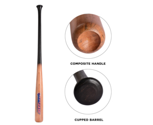 Bate de madera de arce con mango forrado con fibra de kevlar modelo Carbon 271 irrompible de Naqqash Sports - Product Image 6