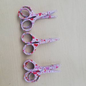 Stainless Steel Coloured Embroidery Scissors Gold Blades Handles for <b>Nail</b> Application Right-<b>Handed</b> Custom Logo Professional - Product Image 1