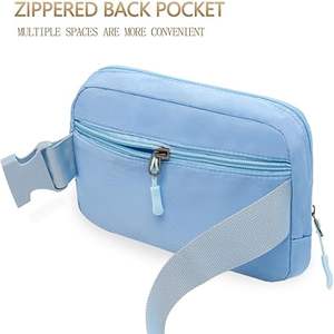 RABUSH SPORTS Riñonera de Cuero Genuino Resistente al Agua de Gran Capacidad con Cierre de Cremallera para Deportes al Aire Libre para Hombres y Mujeres - Product Image 5