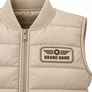 Women's <b>Cropped</b> Puffer Vest Trendy Sleeveless Winter <b>Body</b> <b>Warmer</b> Custom Design OEM ODM Apparel Factory premium quality - Product Image 4