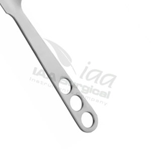 Instrumentos Quirúrgicos IAA, Retractor de Cadera Veterinario de Acero Inoxidable IAI-SR-60, 60mm, Palanca Curva para Huesos de 300mm, Punta de 28mm - Product Image 6