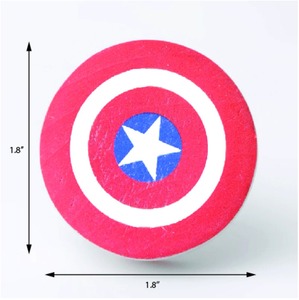 Tiradores de Cajones y Manijas de Gabinete Duraderos, Multicolor, para Niños, Diseño Novedoso, Hechos a Mano, de Madera Moderna, para Uso en Cocina y Almacén - Product Image 1
