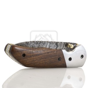 Damascus Deal Damascus Steel Folding Pocket Knife DD-FK-802 Handmade Outdoor Blanks EDC Camping Survival Tactical Bushcraft - Product Image 4