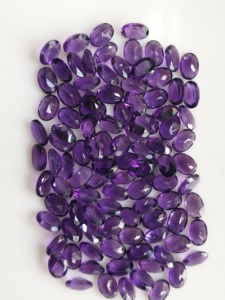Natural <b>African</b> Amethyst 7x5MM Oval Cut Best Quality Loose Gemstone for Jewelry Making - Product Image 5