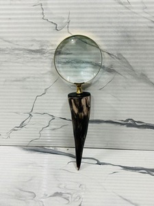High Quality Handcrafted <b>Microscope</b> Magnifying Glass with Natural Horn Handle for Reading Crafts Inspection OEM Customizable - Product Image 3
