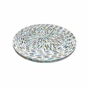 Premium Design Bone Inlay Tray colourful Bone Inlay Serving Tray With Handle <b>Decorative</b> Trays At Factory Wholesale Price - Product Image 1