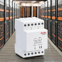 Transformateur modulaire triphasé basse tension Aoelec AUBT2 à bobine toroïdale, sortie 24V 1 kW, certifié CE, montage sur rail DIN pour