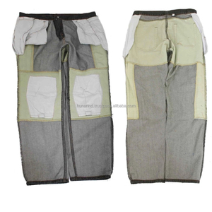 Jean en denim de moto doublé en aramide de protection |   Pantalon de travail et de moto robuste 14 oz, haute protection et grande capacité - Product Image 2