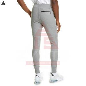 Pantalones de hombre de alta calidad al por mayor, personalizados, de algodón, con cordón, de gran tamaño, con el logo de tu marca, lisos y teñidos. - Product Image 2