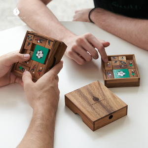 Jeu de football : Puzzle en bois à blocs coulissants, thème football, jeu Klotski, casse-tête éducatif pour enfants et adultes - Product Image 1
