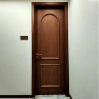 Porte en bois composite haute densité, insonorisée, résistante à l'humidité, écologique pour les pièces intérieures