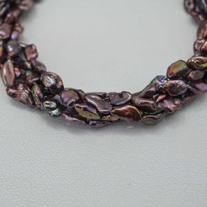 Perlas de Agua Dulce Naturales de 6mm 7mm 8mm, Color Marrón, Verde y Morado, Perlas Irregulares de Fantasía, Perfectas para Hacer Joyas, Collares y Pulseras - Product Image 5