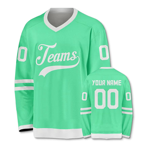 Jersey de hockey sobre hielo de estilo moderno, uniforme de equipo personalizado por sublimación para torneos, entrenamiento y partidos, jersey de hockey sobre hielo personalizado - Product Image 1