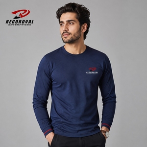 Camiseta de manga larga para hombre, tela suave y transpirable, estilo casual moderno, versátil, cómoda para el día a día, ligera y cómoda. - Product Image 1
