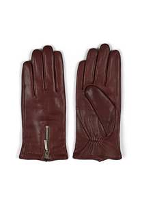 Gants en cuir véritable pour femmes, longueur poignet, pour toutes les saisons, dernière mode, élégants, pour tenues de soirée et activités de plein air, unis - Product Image 4