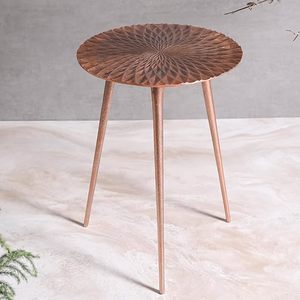 Support latéral en métal sculpté pour arrangements décoratifs intérieurs, salon, canapé, chambre, chaise, coin détente et boutique - Product Image 5