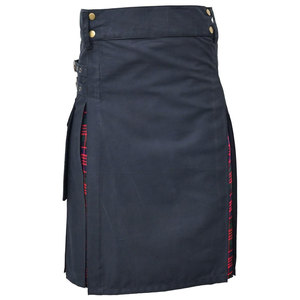 Venta al por Mayor de Kilt Escocés Híbrido para Mujer, Tela de Algodón, Tartán Macdonald, Plisado, con Correas de Cuero Ajustables y Hebillas - Product Image 2