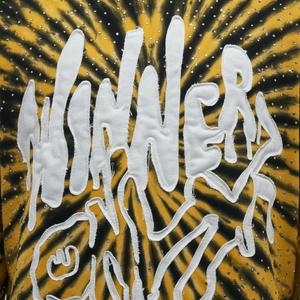 ผู้ผลิตเสื้อฮู้ดดี้สตรีทแวร์โอเวอร์ไซส์ผ้าฝ้ายหนานุ่มประดับเพชรเทียมสไตล์ดิสเทรส งานปักคุณภาพสูง - Product Image 4