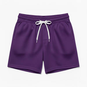 Pantalones Cortos Deportivos para Hombre, Cintura Media, Casuales, de Secado Rápido, Transpirables, Impermeables, Cintura Elástica, Diseño Sólido, Tela Oxford Digital - Product Image 1