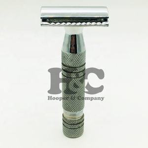 Nouveau rasoir de sécurité à double tranchant en acier inoxydable pour hommes Hooper and Company, de haute qualité, utilisé dans les salons de coiffure - Product Image 4