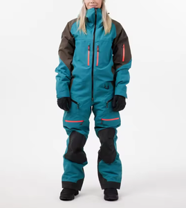 Combinaison isolante personnalisée pour homme et femme, snowboard/ Ski, design de panneaux de haute qualité, coutures étanches, fermeture éclair - Product Image 5