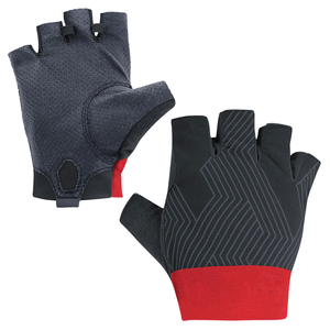 Professional Half Finger Cycling <b>Gloves</b> Leather/Neoprene Material <b>Moisture</b> Wicking Non-Slip Design for Unisex Comfort Outdoor - Product Image 3