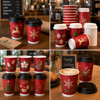 Wegwerp papieren bekers 4oz 6oz 7oz 10oz 12oz 16oz 20oz Papieren beker voor koffie, thee, proeverijen en afhaal dranken