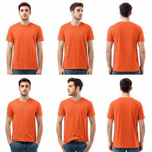 T-shirt d'été à manches courtes pour homme, de haute qualité, léger, col rond, t-shirts pour homme, 100% coton polyester, t-shirts pour homme - Product Image 1
