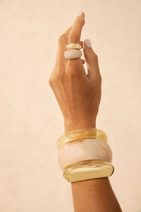 2026 Latest Resin Bangles Chunky Stack Glossy Finished Daily Wear Party Festive Retro Fashion Jewelry Lucite <b>Bracelet</b> Accessory - Product Image 4