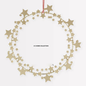Ornements suspendus vierges pour sublimation, décoration de Noël pour cadeaux festifs et décoration intérieure, guirlandes et couronnes de Noël, couleur marron - Product Image 6